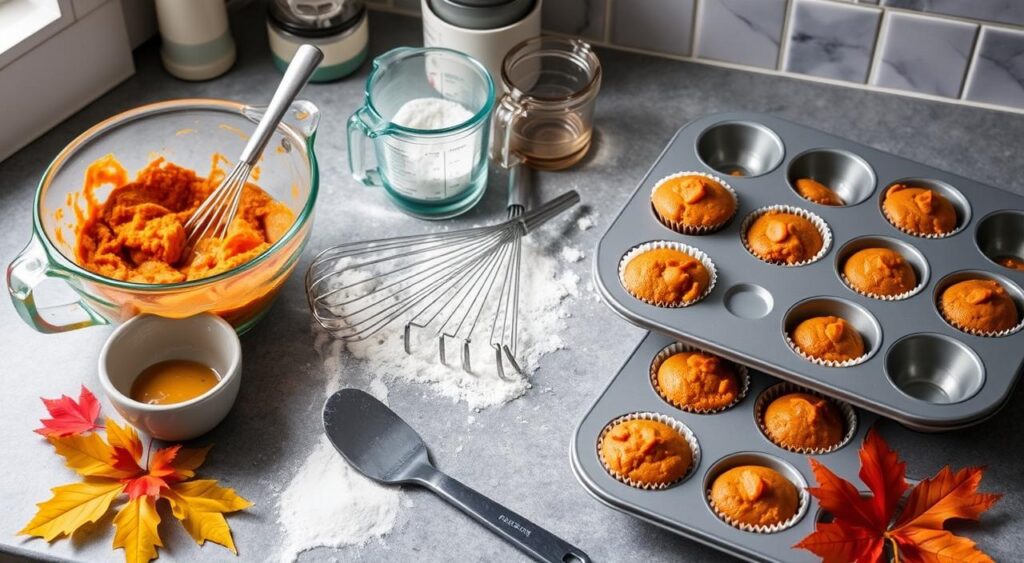 Baking Tools for Sweet Potato Muffins Baking Tools for Sweet Potato Muffins