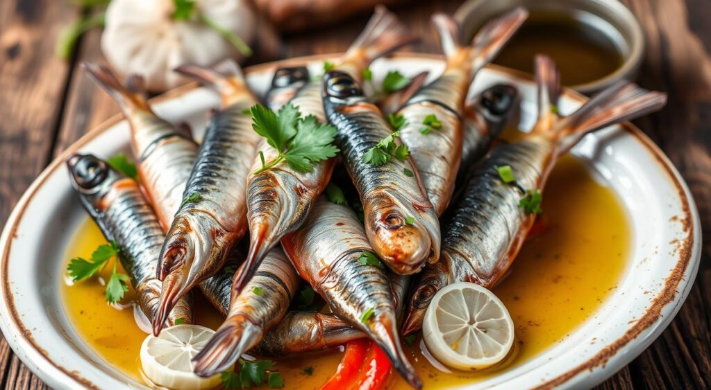 Boquerones en vinagre marinado tradicional