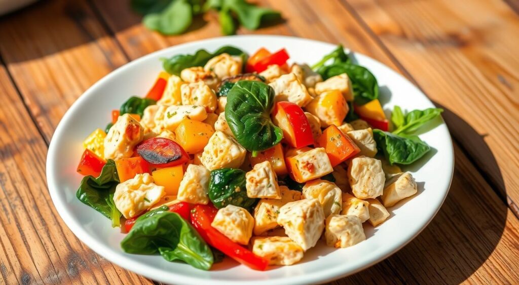 Chicken Egg White Scramble Breakfast Chicken Egg White Scramble Breakfast