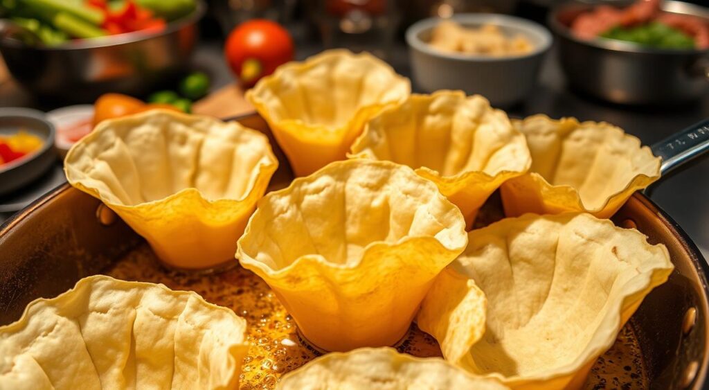 Crispy Taco Cup Shells Preparation Crispy Taco Cup Shells Preparation