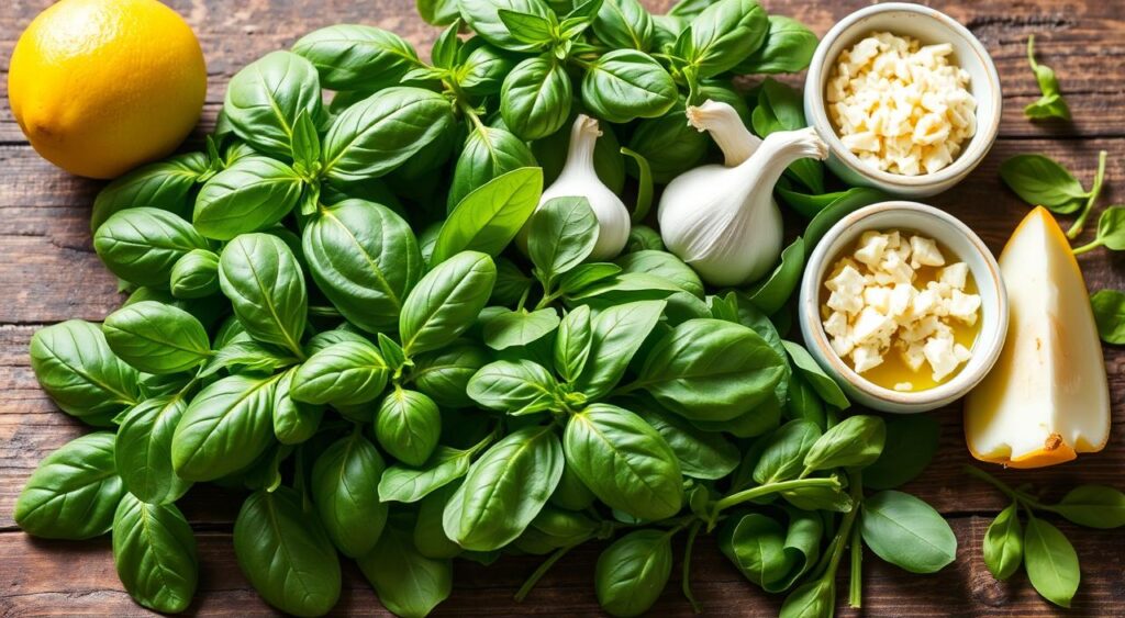Healthy Nut-Free Pesto Ingredients Healthy Nut-Free Pesto Ingredients