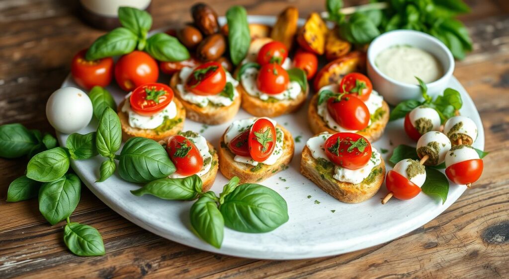 Homemade Pesto Appetizers Homemade Pesto Appetizers