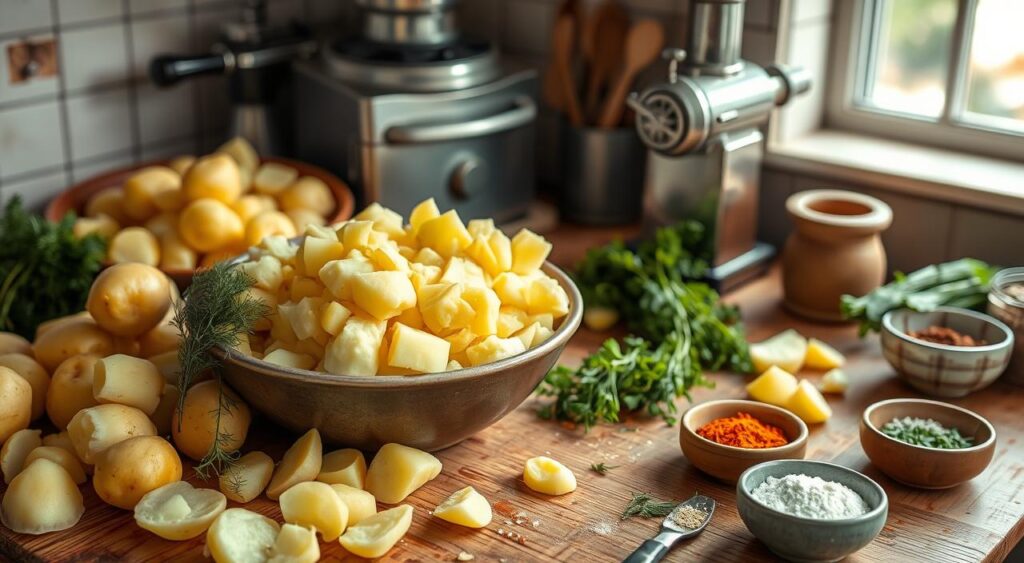 Potato Sausage Base Preparation Potato Sausage Base Preparation