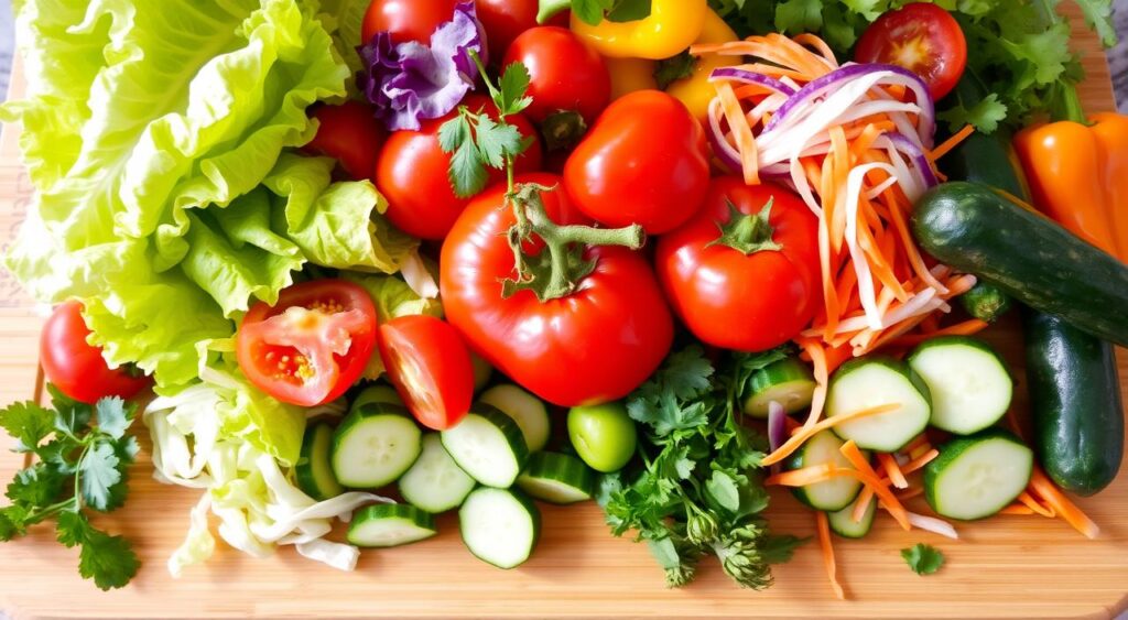 Summer Salad Vegetable Selection Summer Salad Vegetable Selection