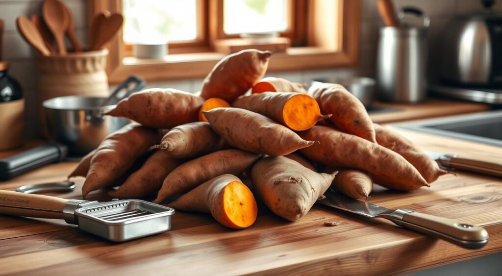 Sweet Potato Preparation for Cornbread Sweet Potato Preparation for Cornbread