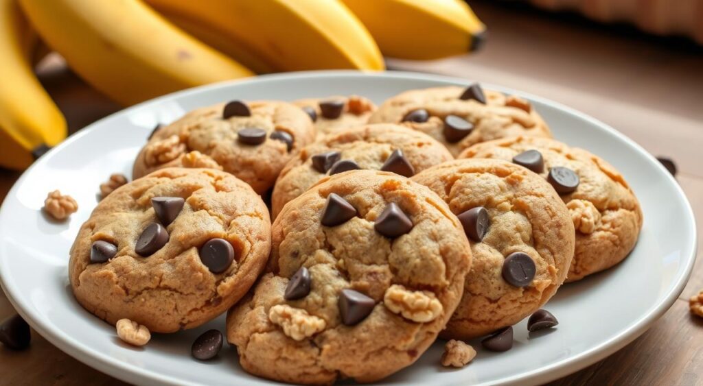 Vegan and gluten-free banana bread cookies Vegan and gluten-free banana bread cookies