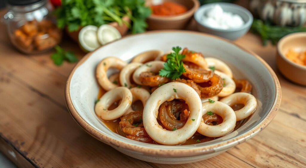 calamares encebollados receta de la abuela