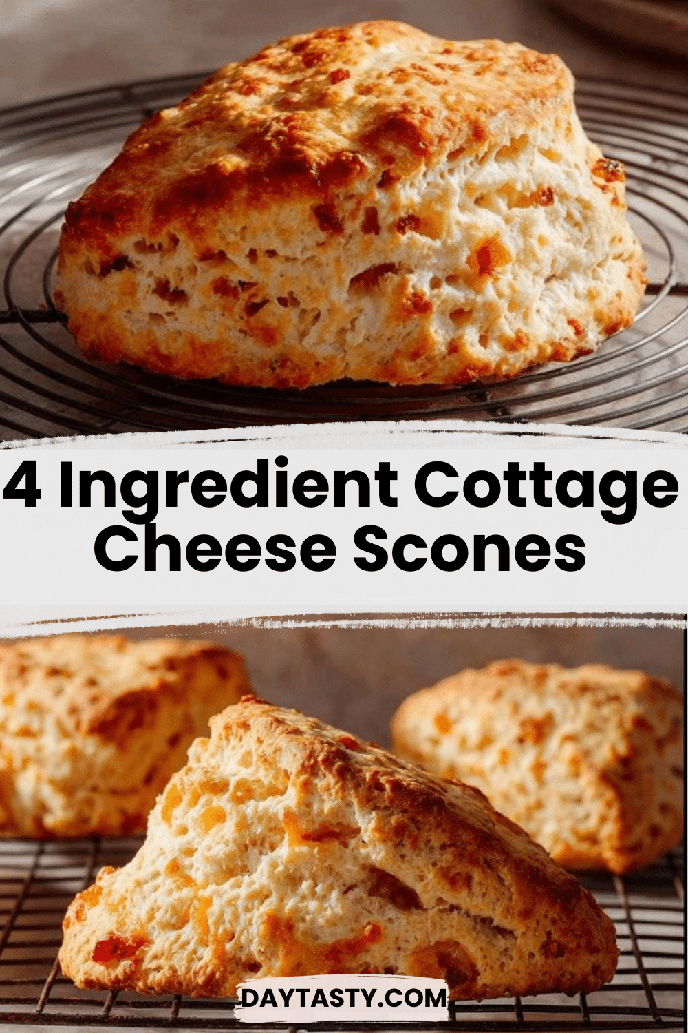 4 Ingredient Cottage Cheese Scones