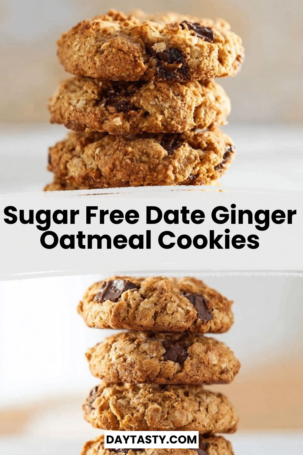 Sugar Free Date Ginger Oatmeal Cookies Sugar Free Date Ginger Oatmeal Cookies