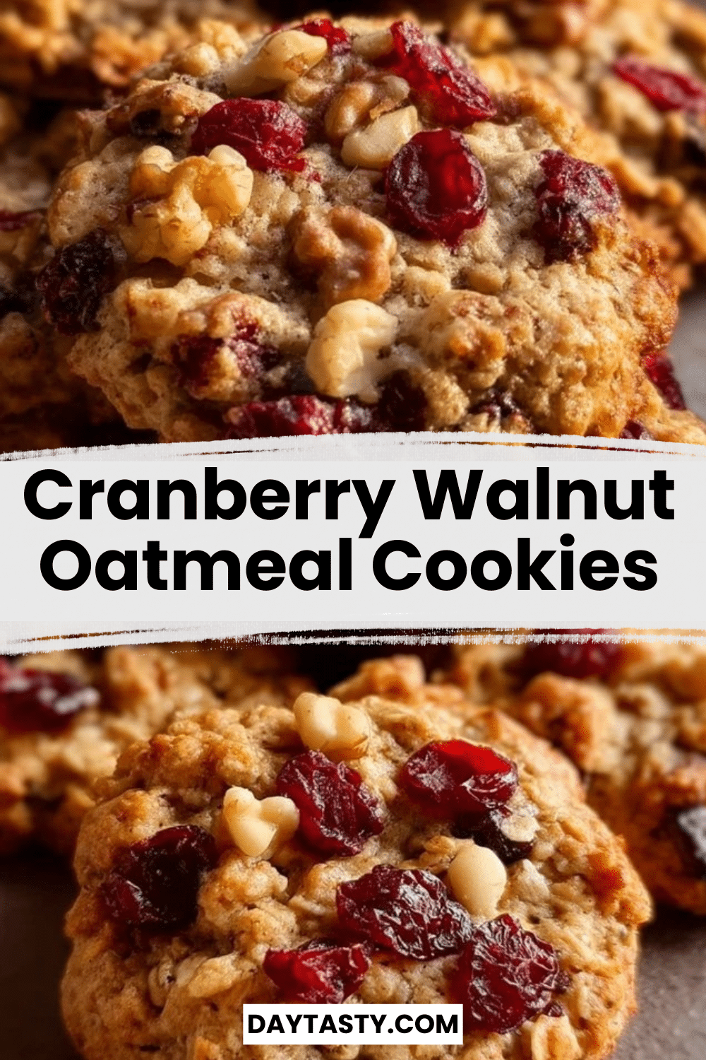 Cranberry Walnut Oatmeal Cookies
