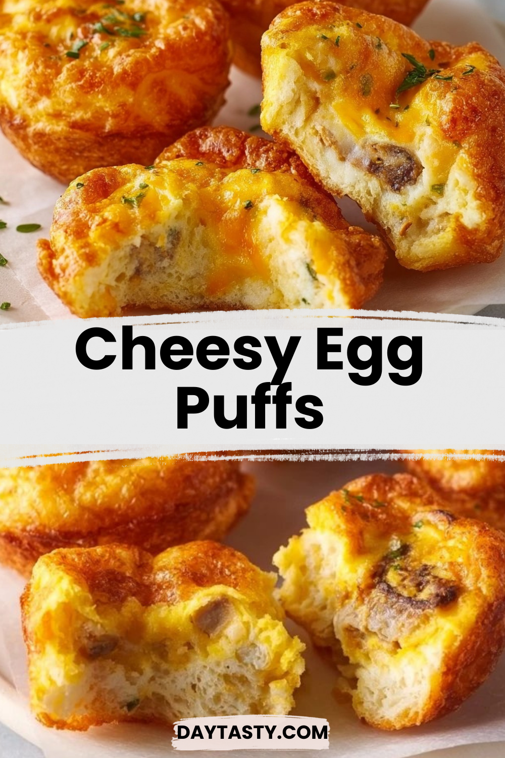 Cheesy Egg Puffs

