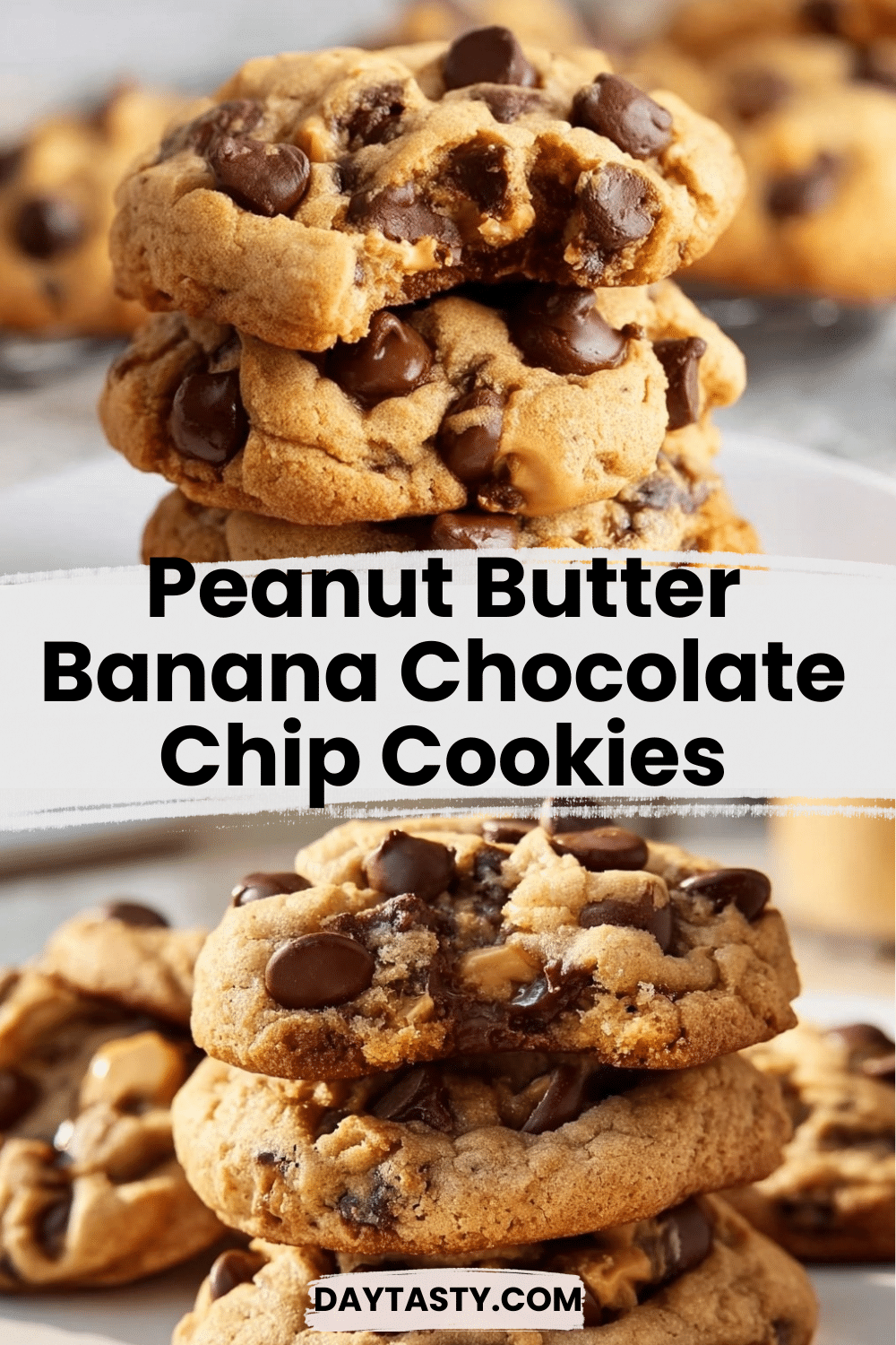Peanut Butter Banana Chocolate Chip Cookies Peanut Butter Banana Chocolate Chip Cookies