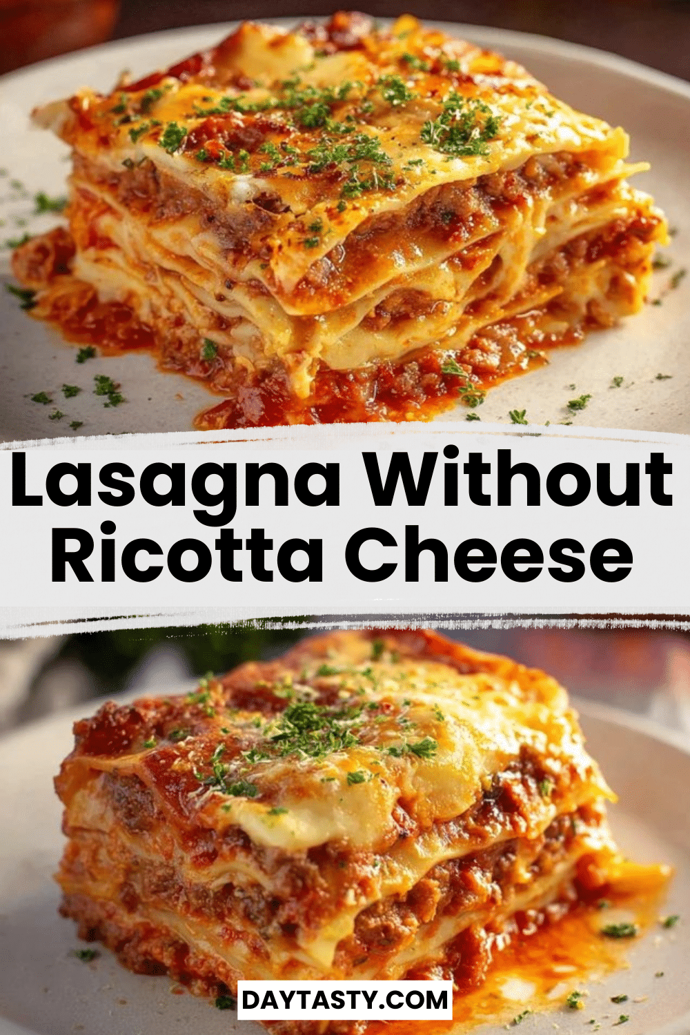 Lasagna Without Ricotta Cheese