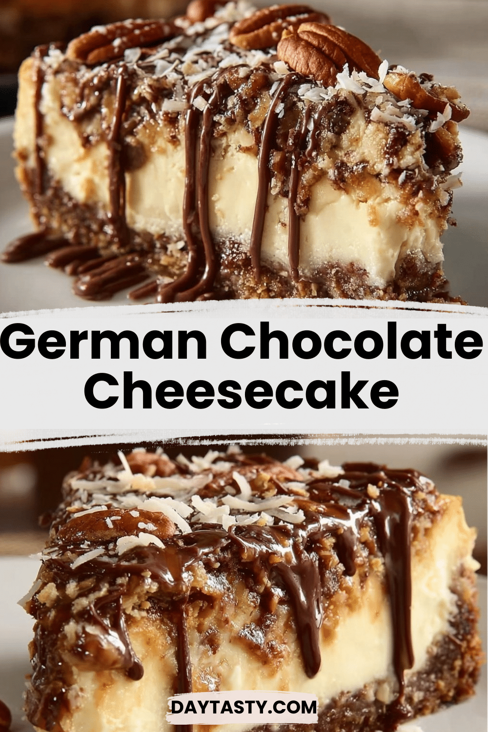 German Chocolate Cheesecake

