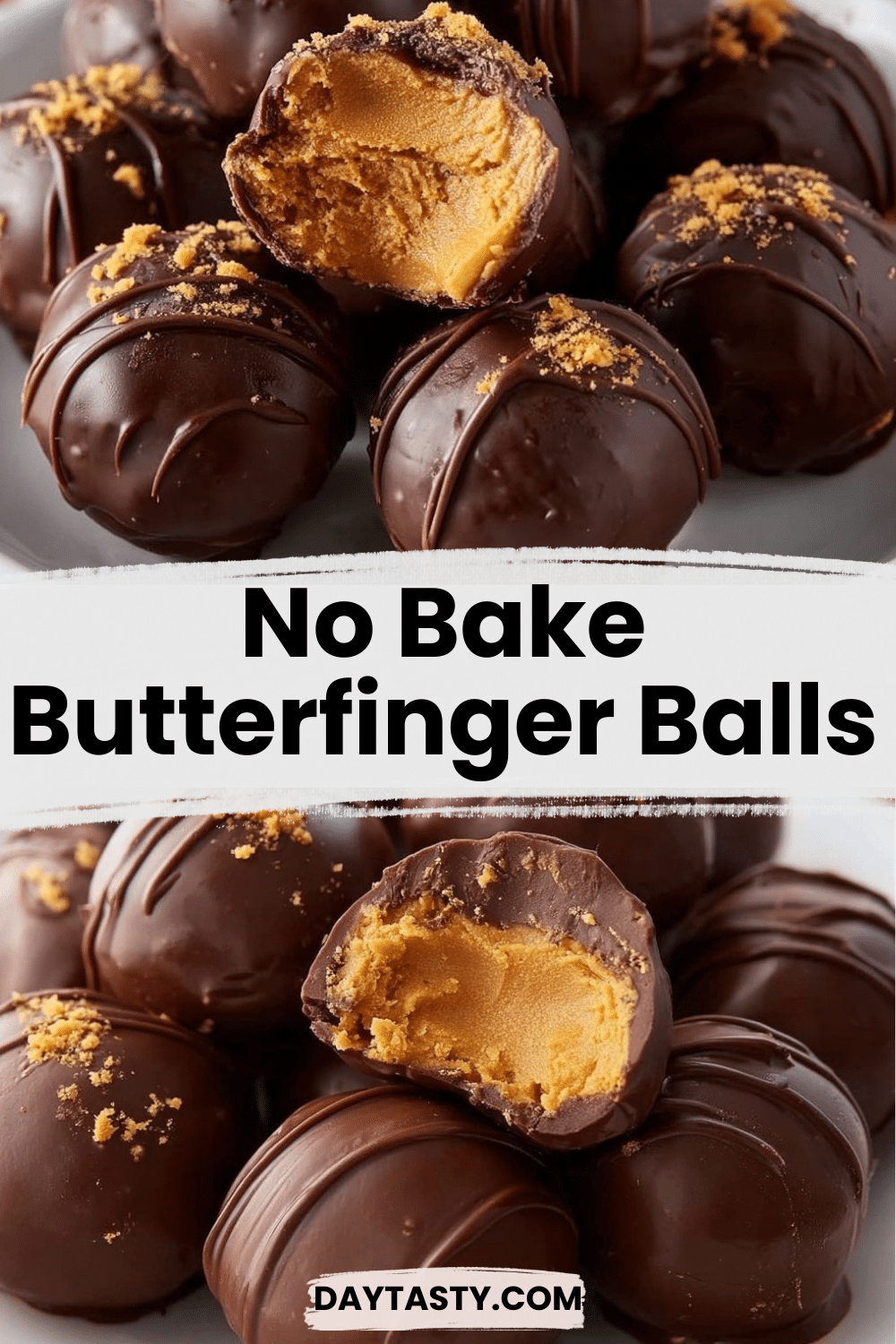 No Bake Butterfinger Balls


