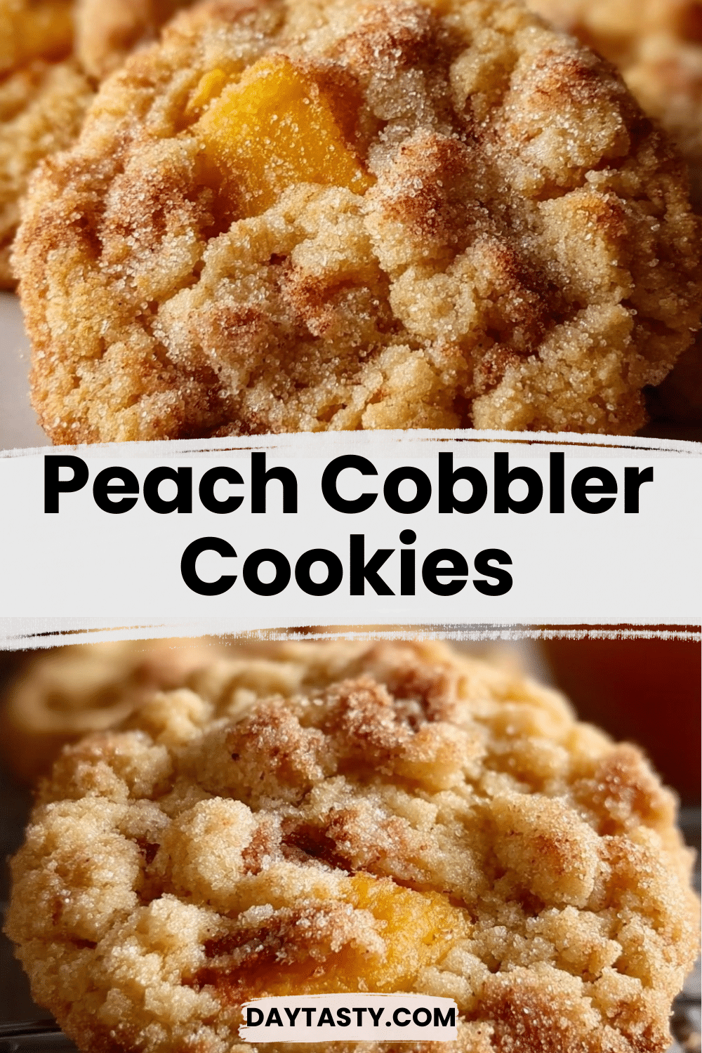 Peach Cobbler Cookies

