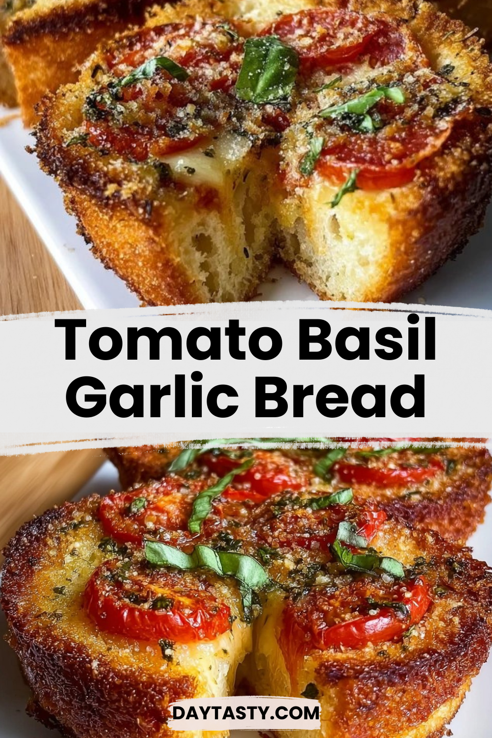 Tomato Basil Garlic Bread

