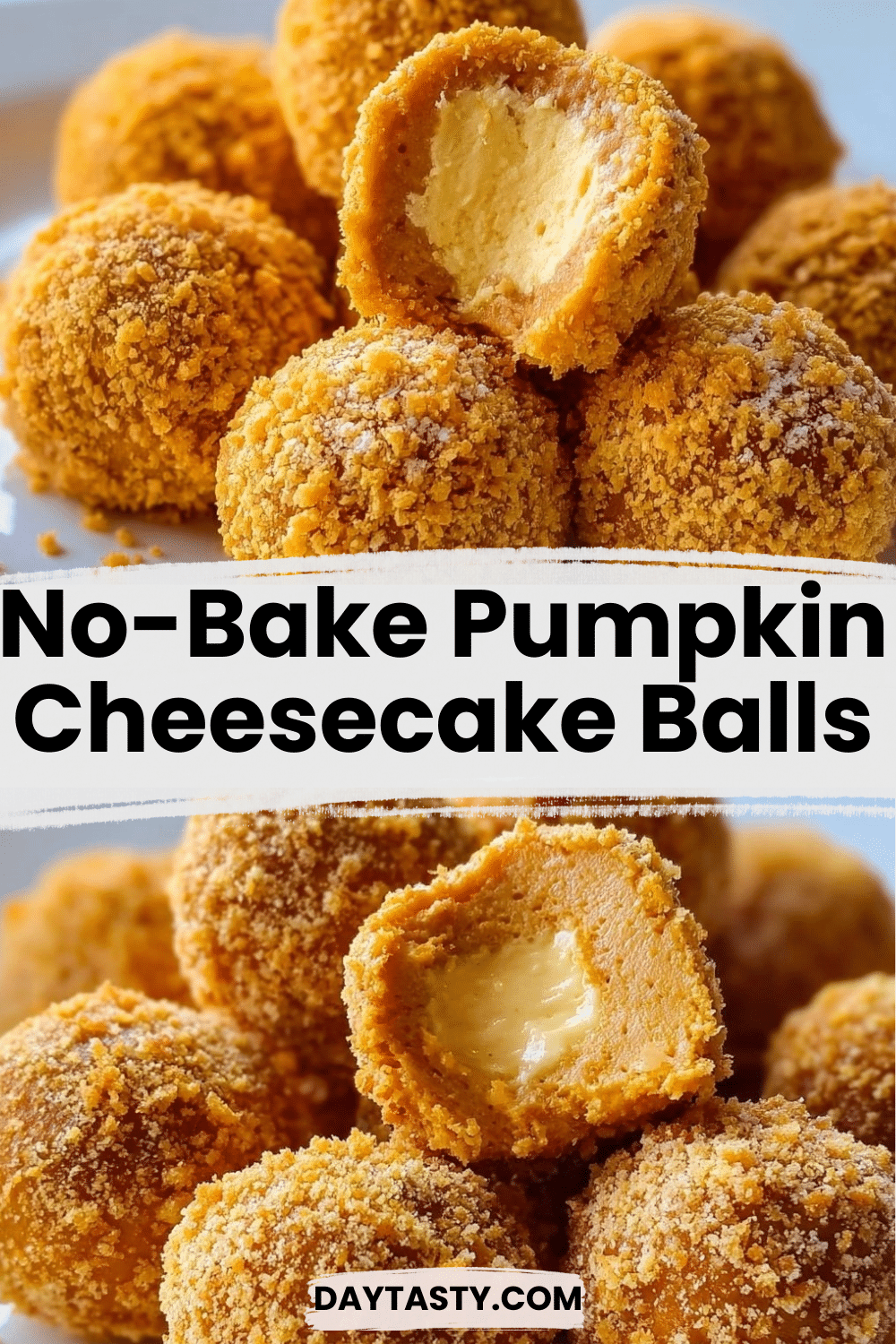 No-Bake Pumpkin Cheesecake Balls

