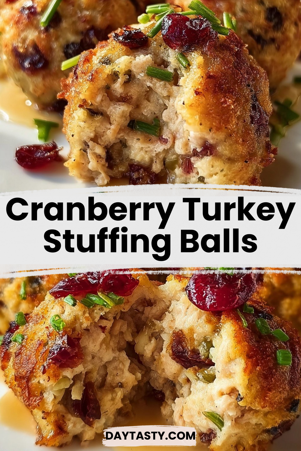 Cranberry Turkey Stuffing Balls

