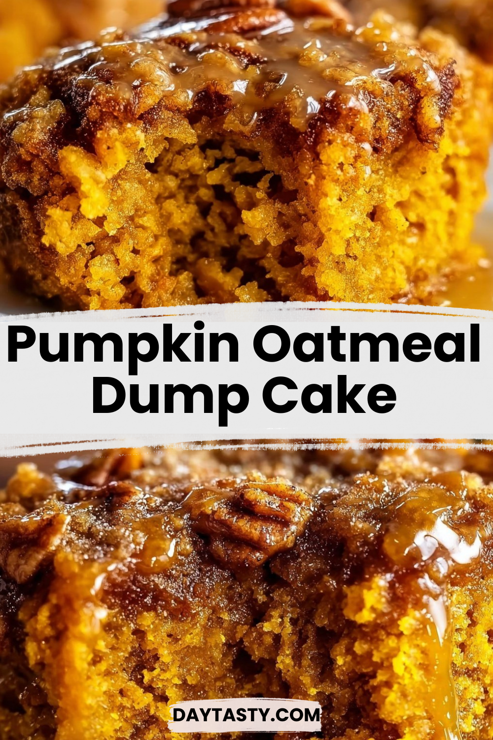 Pumpkin Oatmeal Dump Cake