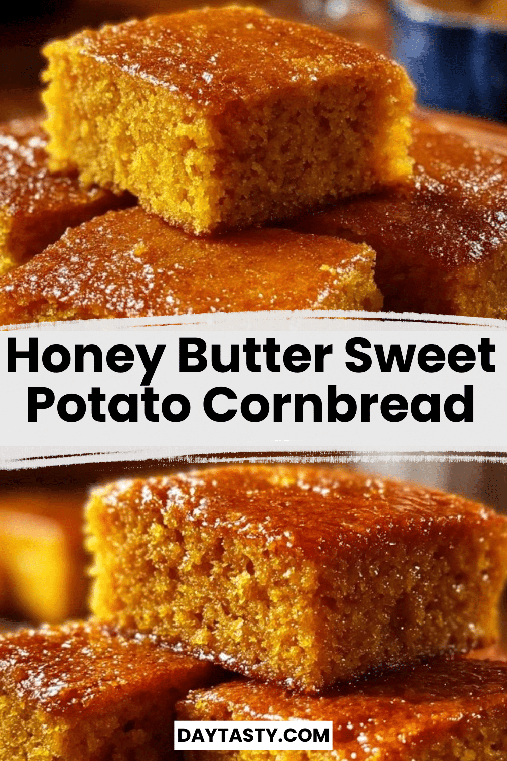 Honey Butter Sweet Potato Cornbread