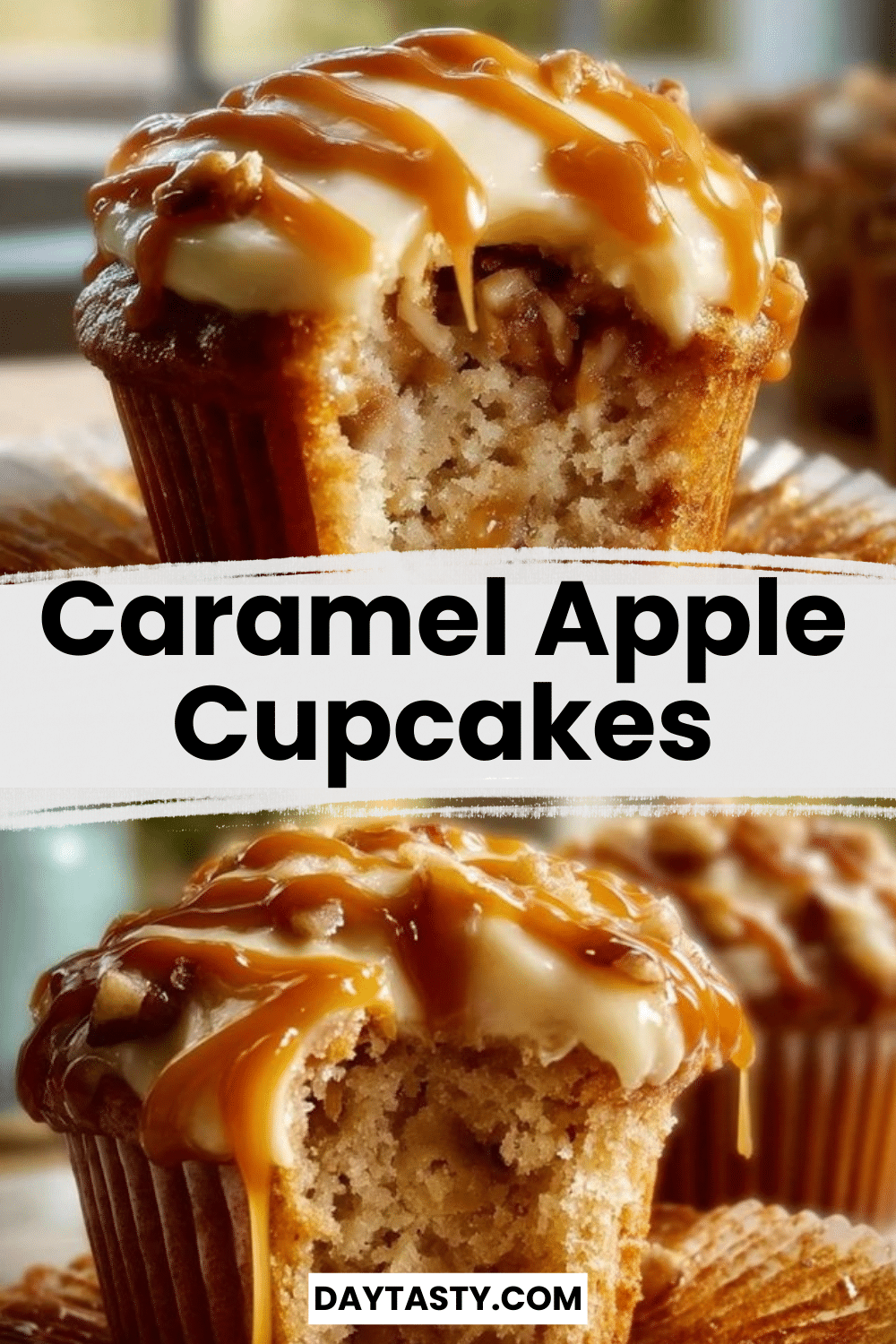 Caramel Apple Cupcakes