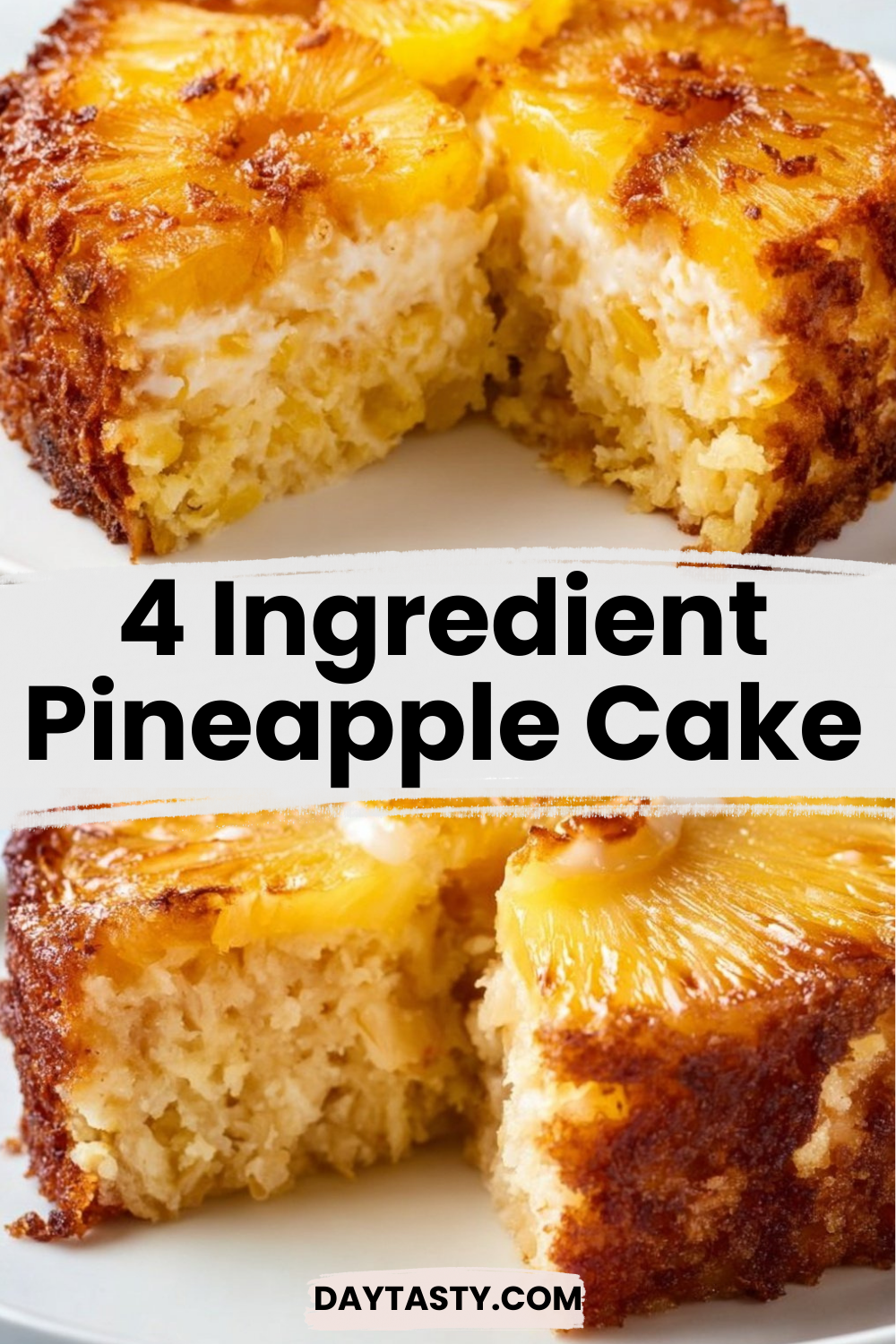 4 Ingredient Pineapple Cake

