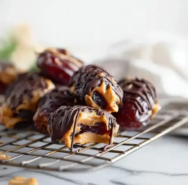 Homemade Date Snickers with nuts and chocolate coating