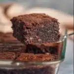 Delicious slice of Mom's Chocolate Zucchini Cake on a plate