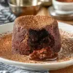 Delicious sugar-free molten lava cakes served in elegant ramekins.