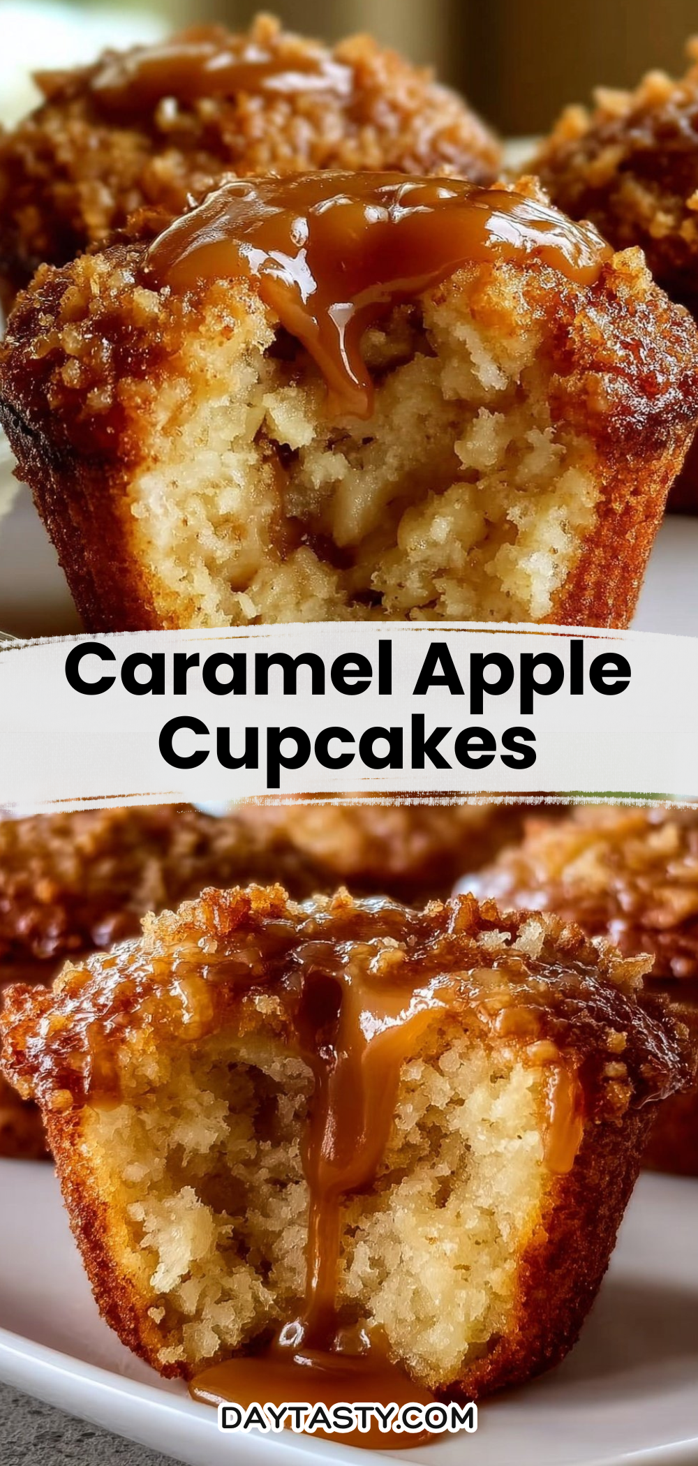 Caramel Apple Cupcakes

