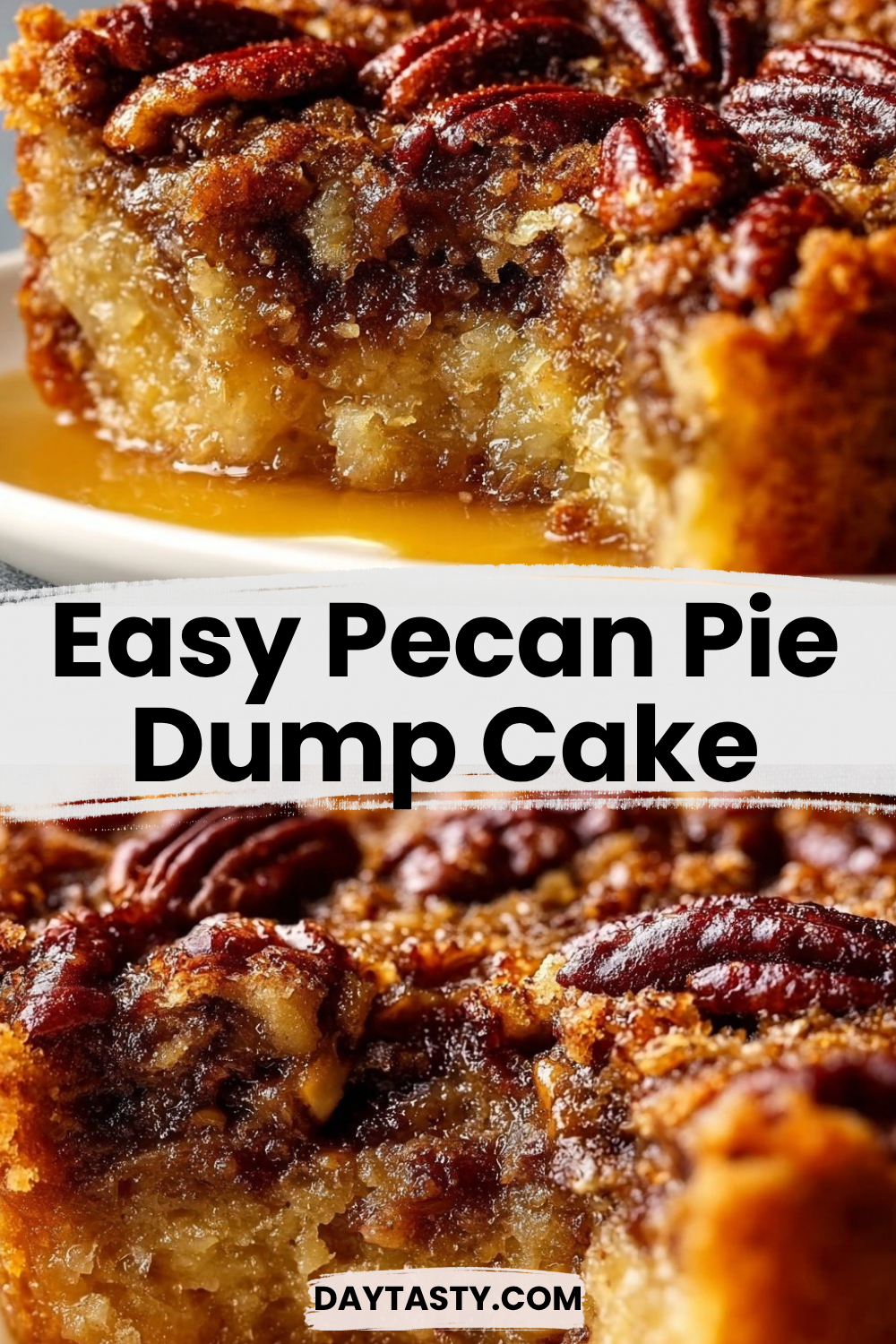 Easy Pecan Pie Dump Cake

