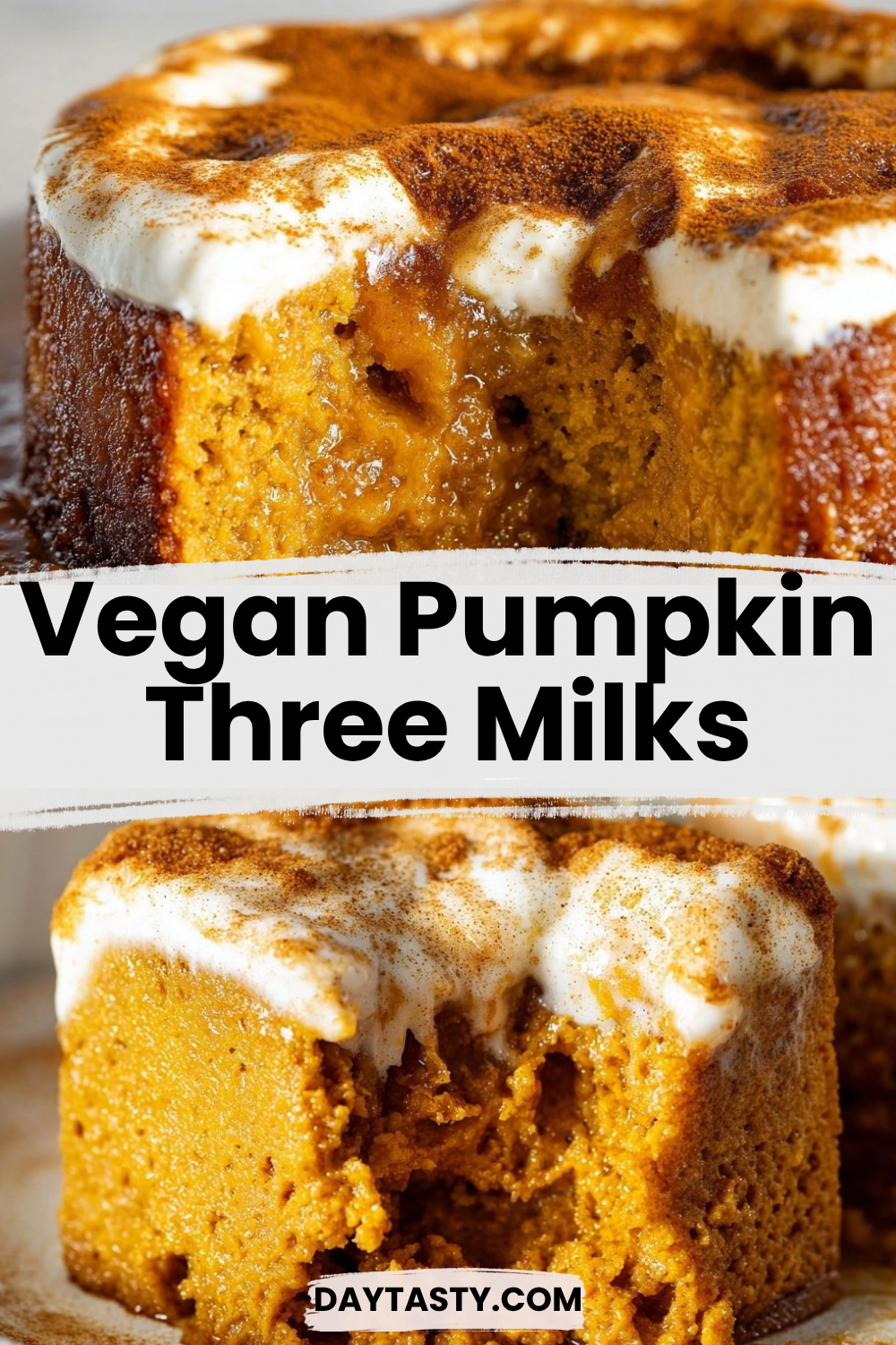 Vegan Pumpkin Three Milks

