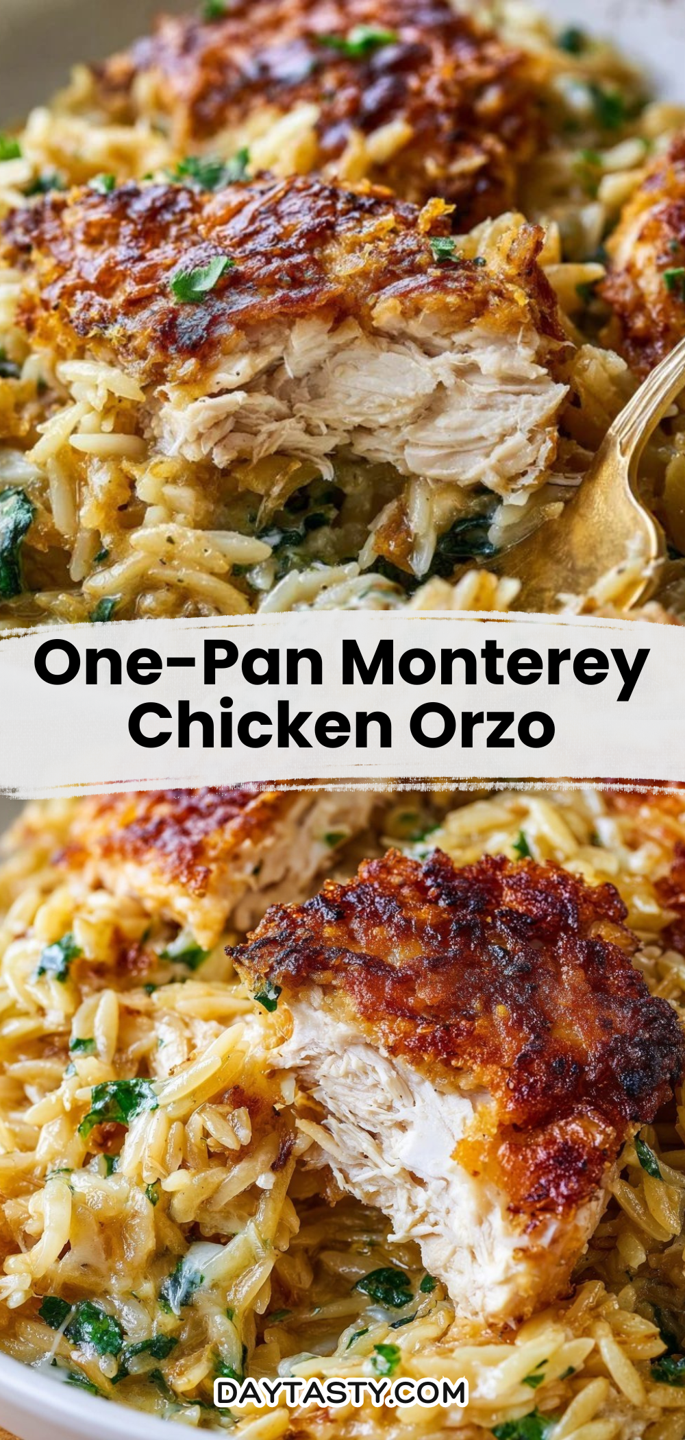 One-Pan Monterey Chicken Orzo

