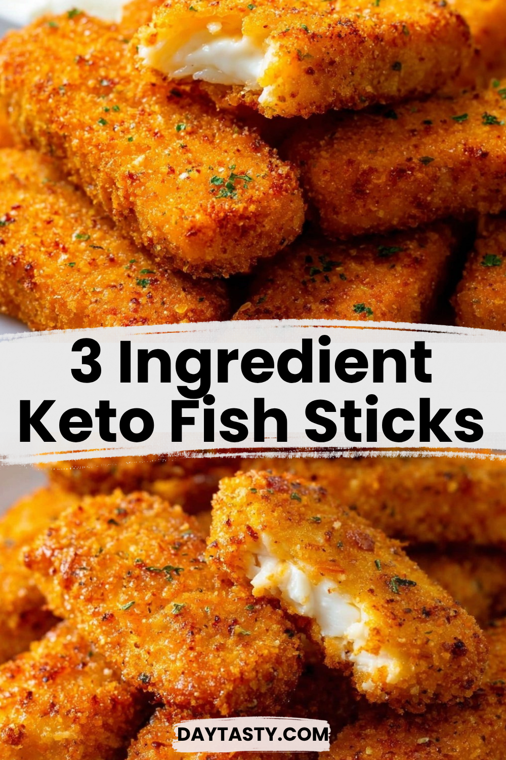 3 Ingredient Keto Fish Sticks

