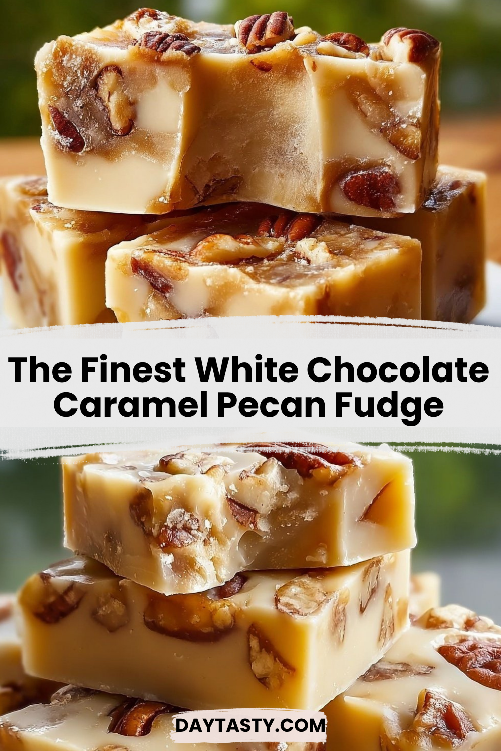 The Finest White Chocolate Caramel Pecan Fudge

