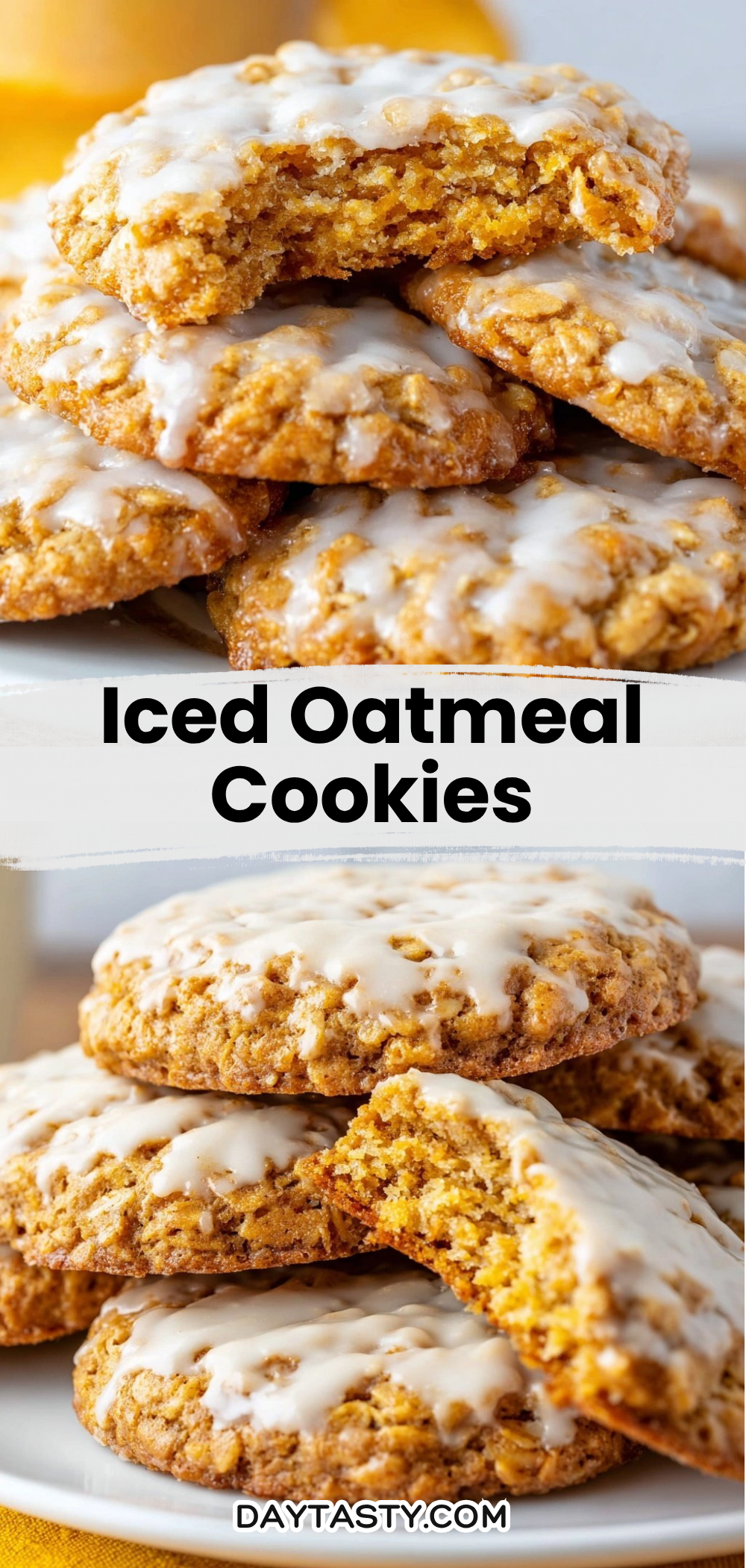 Iced Oatmeal Cookies

