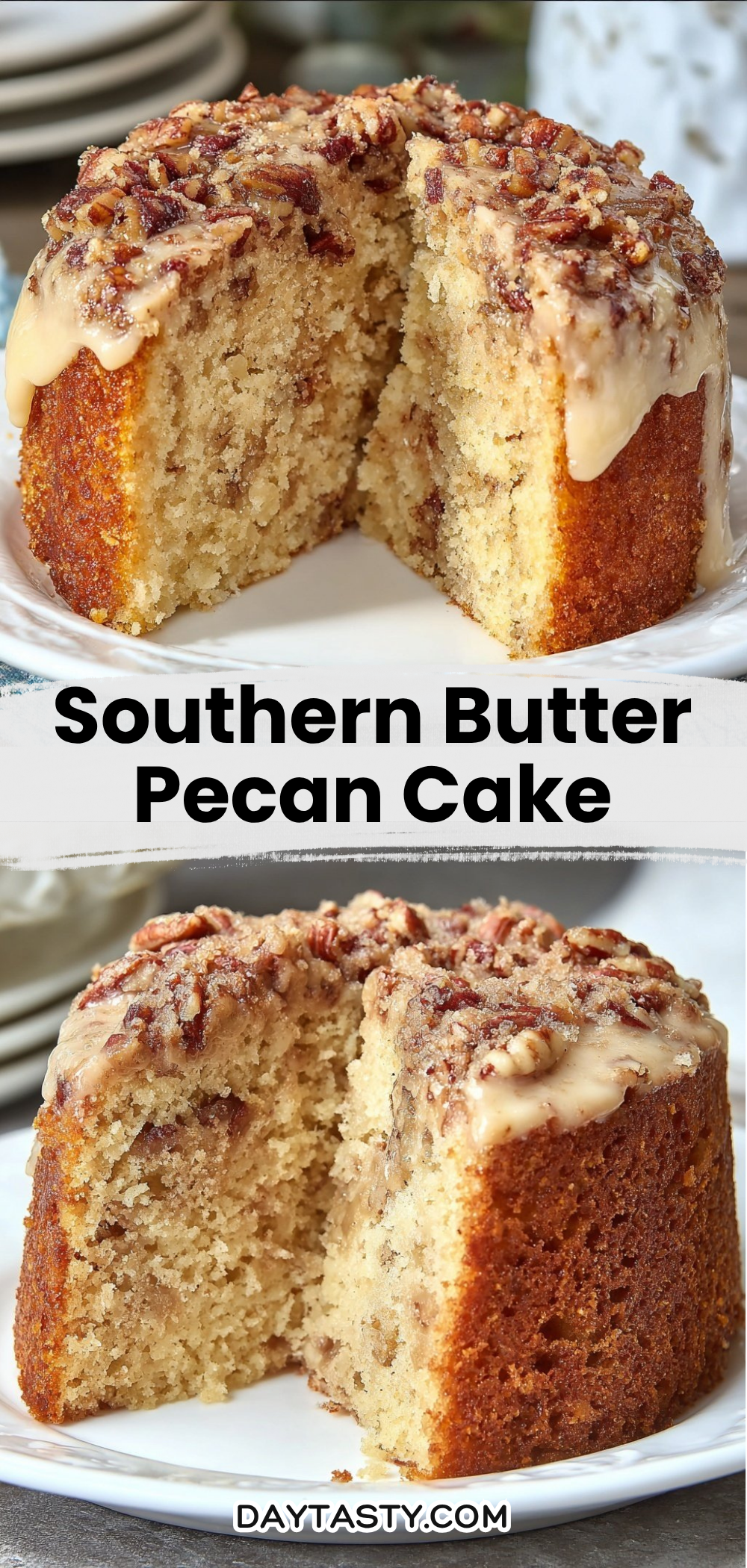Southern Butter Pecan Cake

