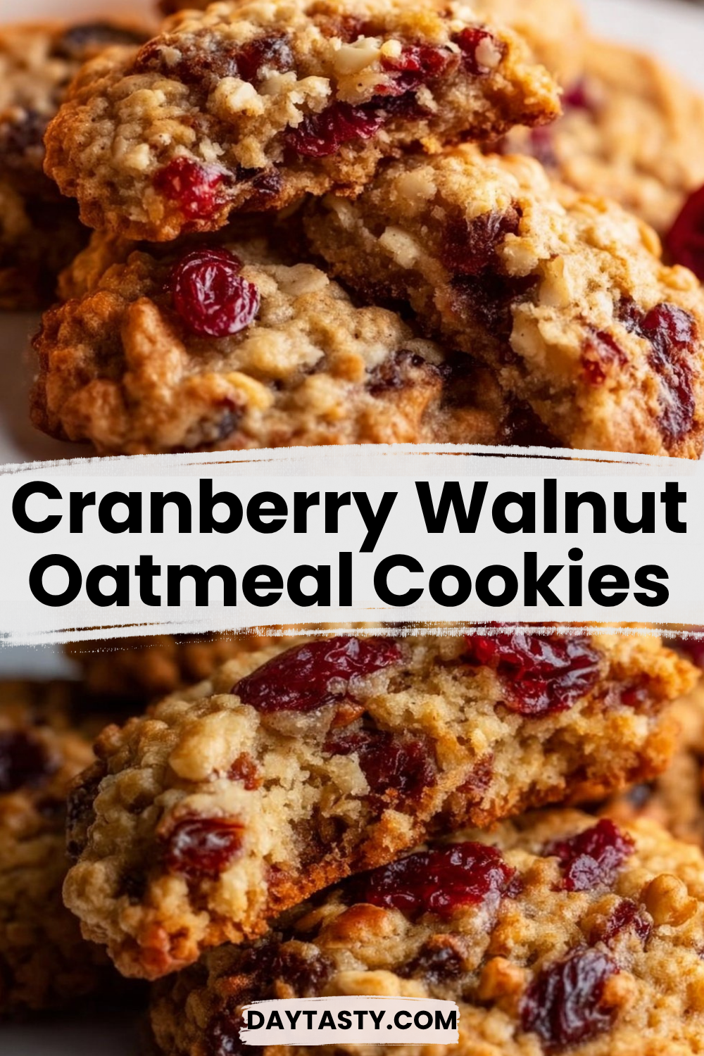 Cranberry Walnut Oatmeal Cookies

