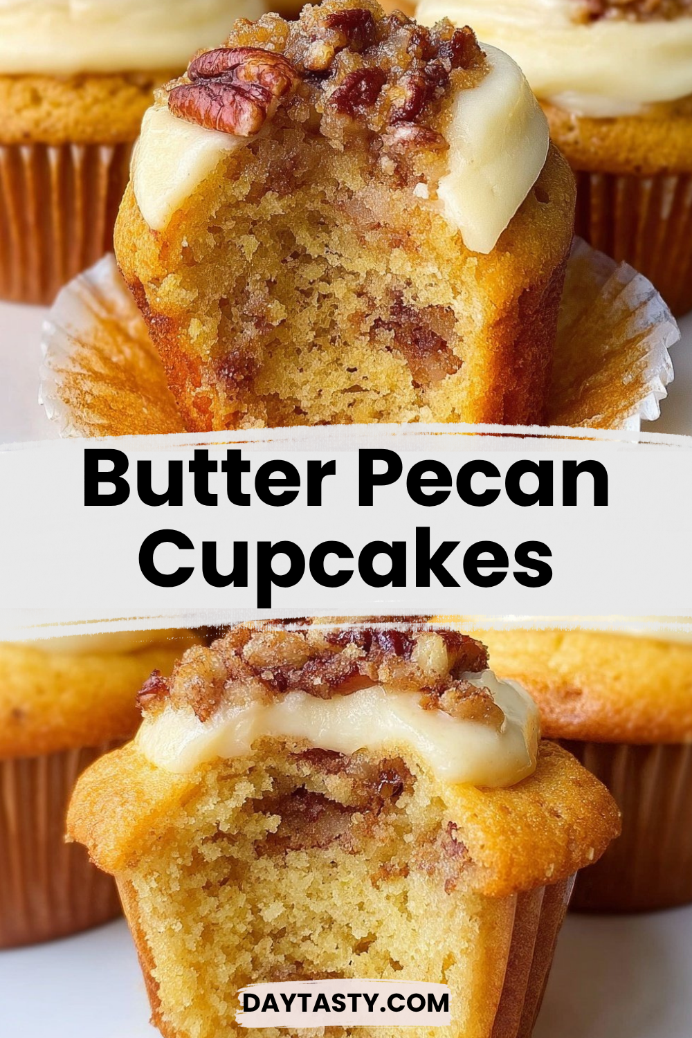 Butter Pecan Cupcakes

