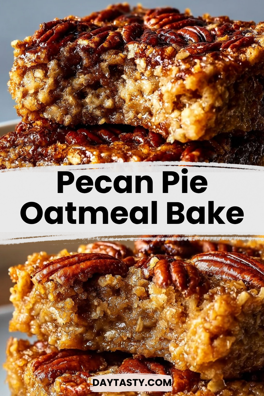 Pecan Pie Oatmeal Bake

