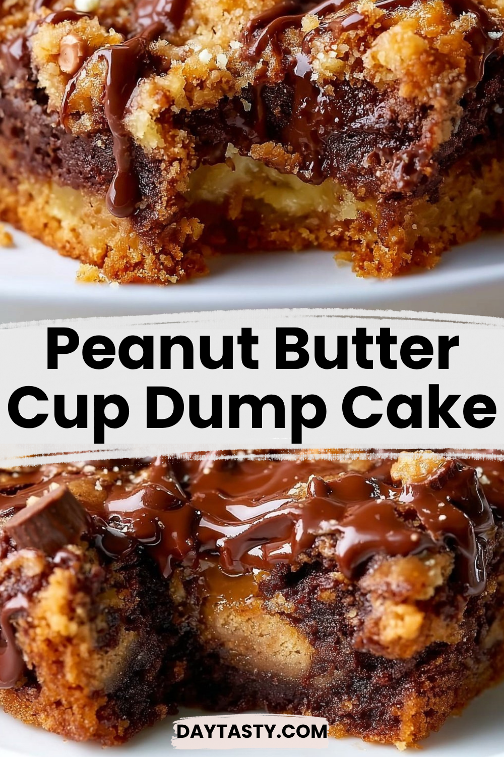 Peanut Butter Cup Dump Cake

