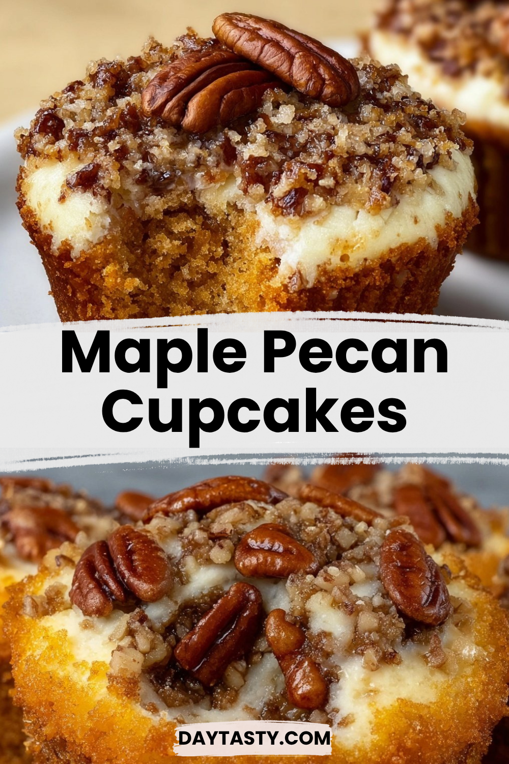 Maple Pecan Cupcakes

