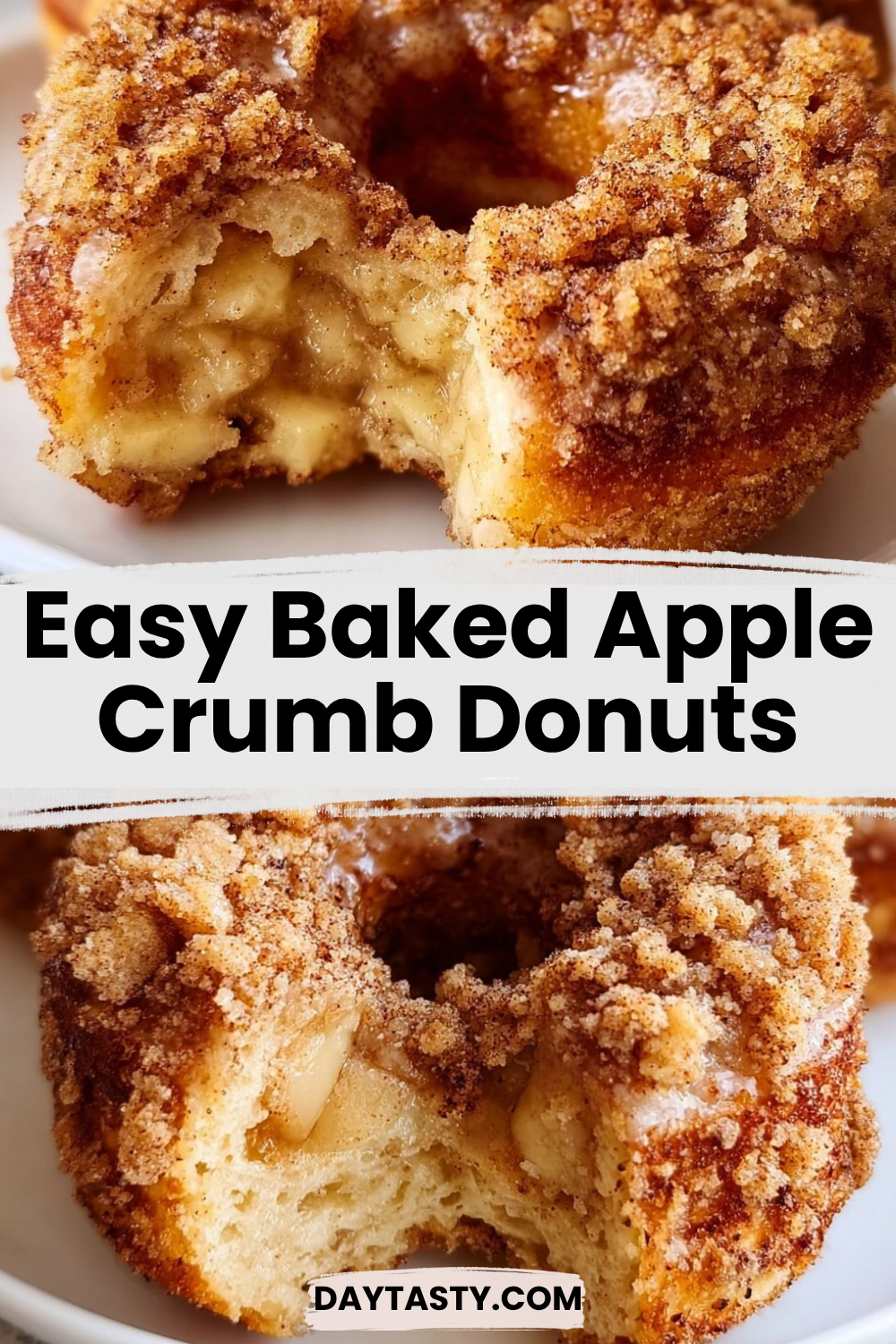 Easy Baked Apple Crumb Donuts

