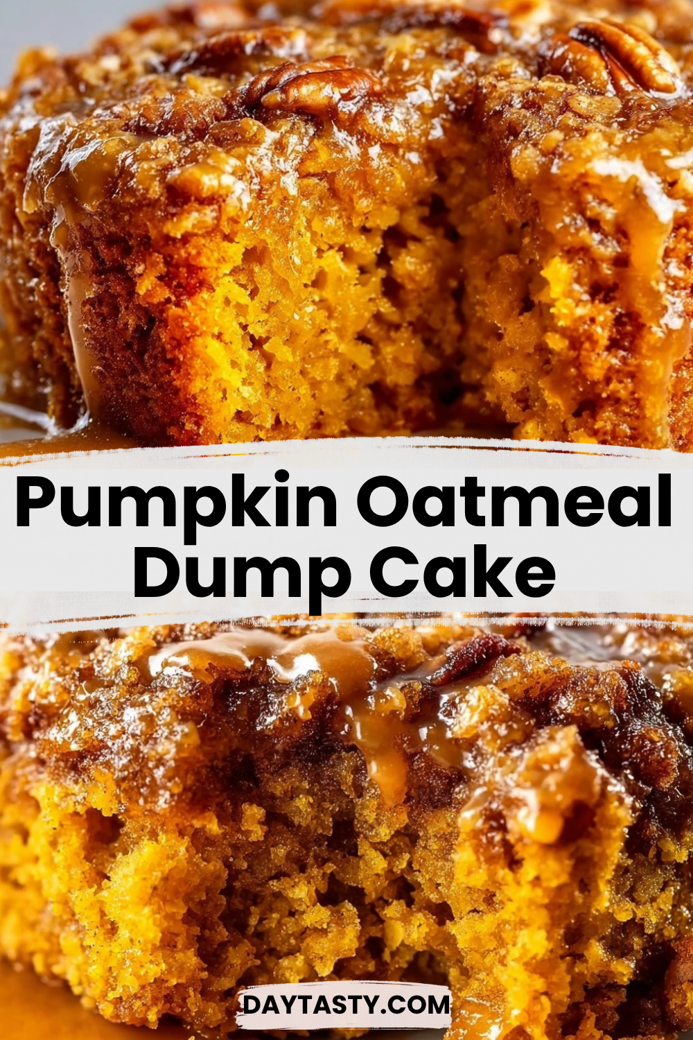 Pumpkin Oatmeal Dump Cake

