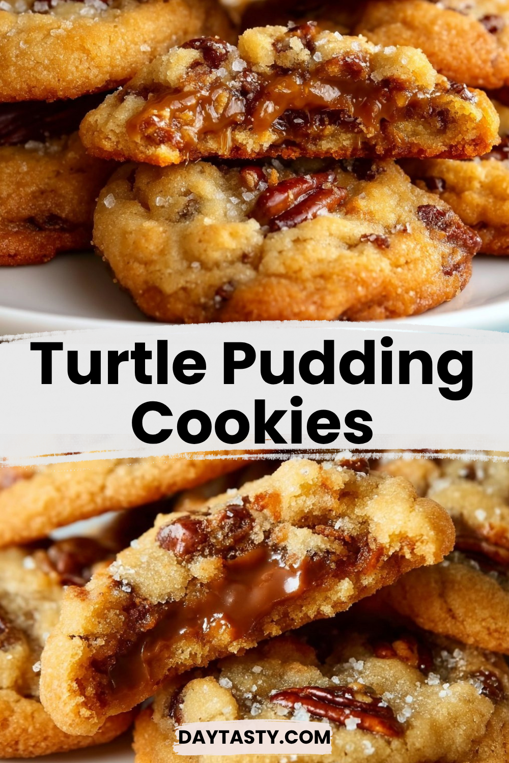 Turtle Pudding Cookies

