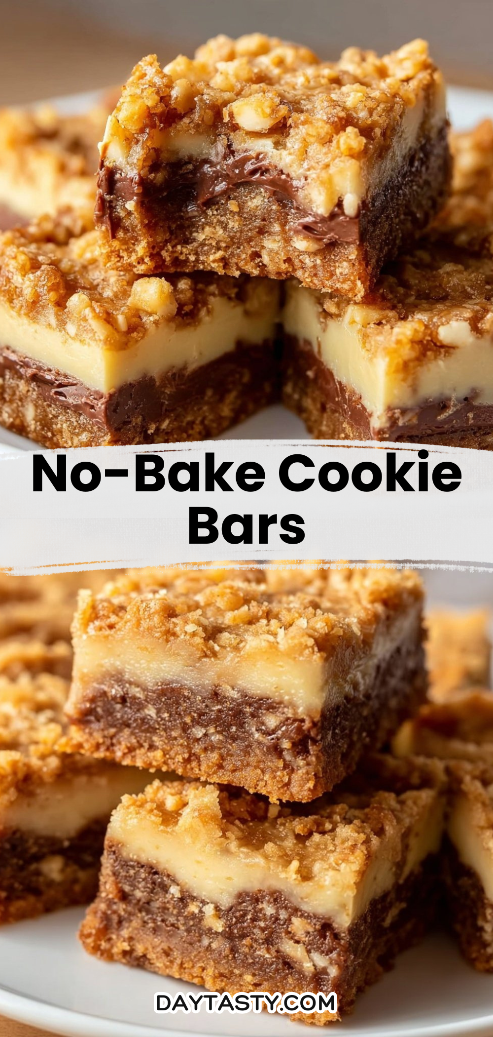 No-Bake Cookie Bars

