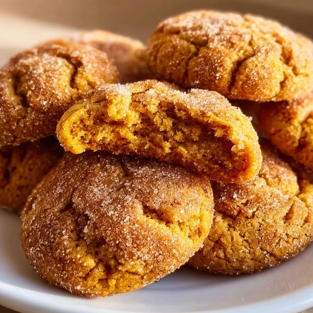 Delicious homemade Pumpkindoodle Cookies with pumpkin and spices