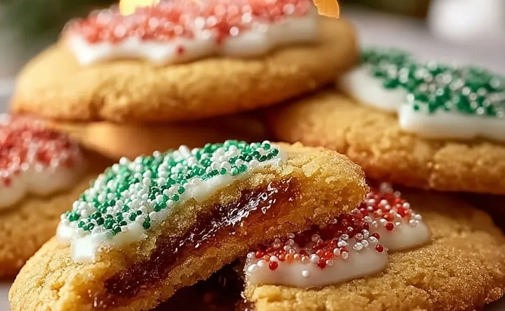 Delicious soft Christmas cookies decorated for the holidays