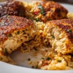 Delicious Mediterranean chicken served over rice with vibrant vegetables